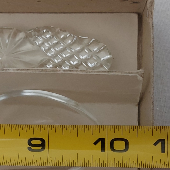 Crystal Salad Servers Spoon & Fork, Salad Spoon & Fork, Salad Servers, Bohemian - Picture 4 of 5